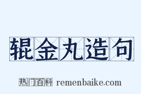 辊金丸造句是什么意思的图片